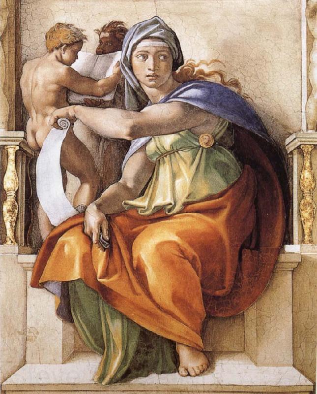 Michelangelo Buonarroti Delphic Sybyl